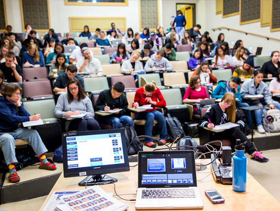 Students in classroom